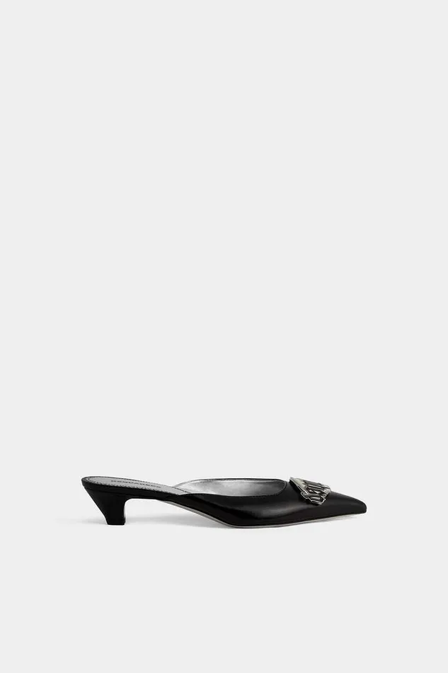 Dsquared2 Sandals Gothic Mule Sandals Black 8211 Women