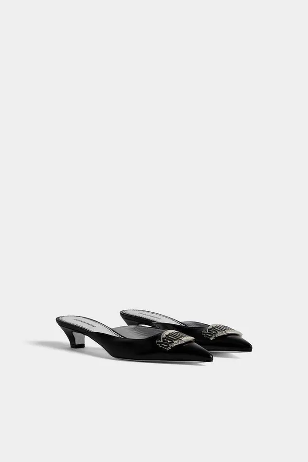 Dsquared2 Sandals Gothic Mule Sandals Black 8211 Women