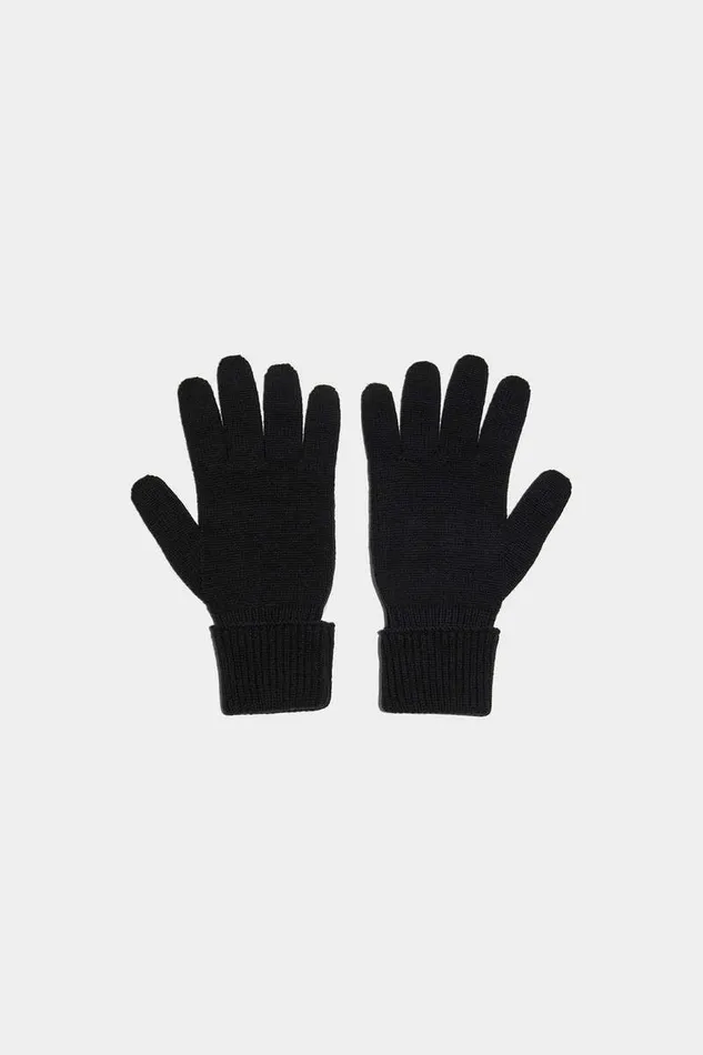 Dsquared2 Scarves Be Icon Gloves Black 8211 MenWomen