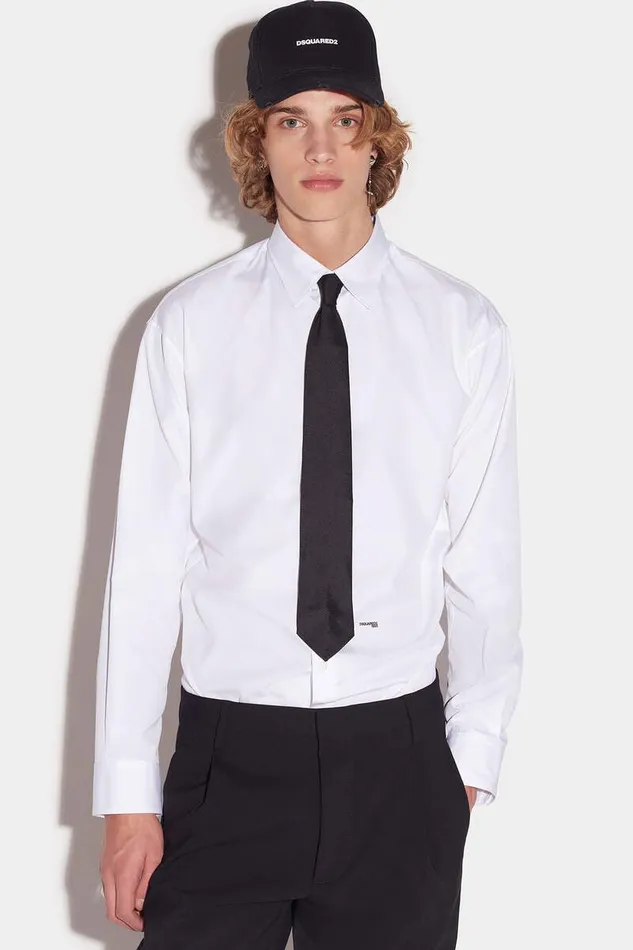 Dsquared2 Shirts Drop Shoulder Shirt White 8211 Men