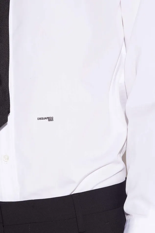 Dsquared2 Shirts Drop Shoulder Shirt White 8211 Men