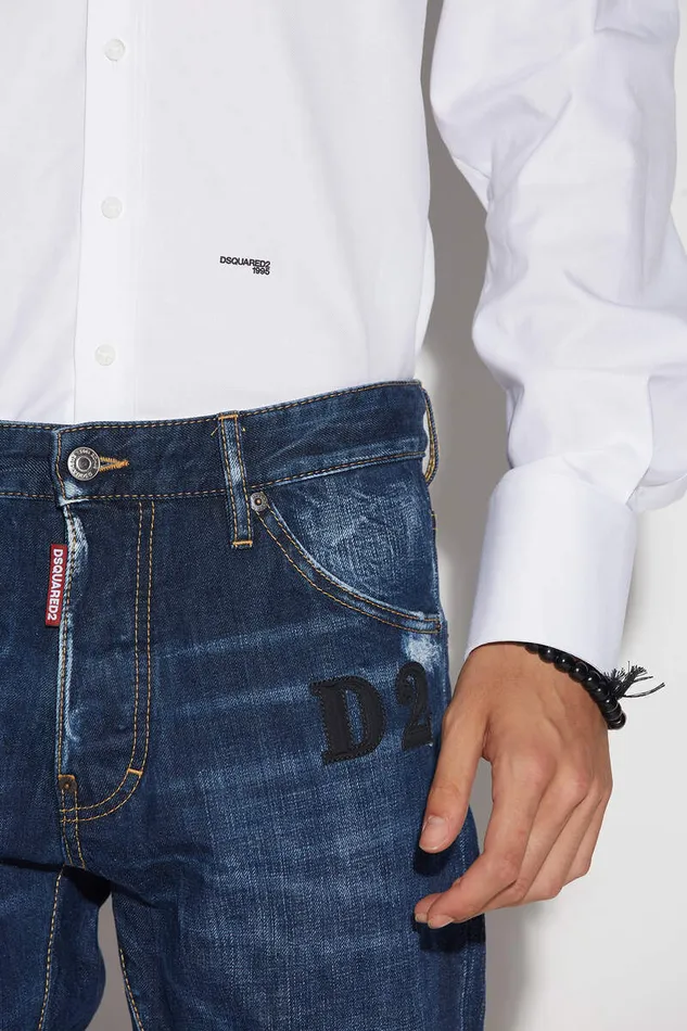 Dsquared2 Shirts Easy Slim 70039S Shirt White 8211 Men