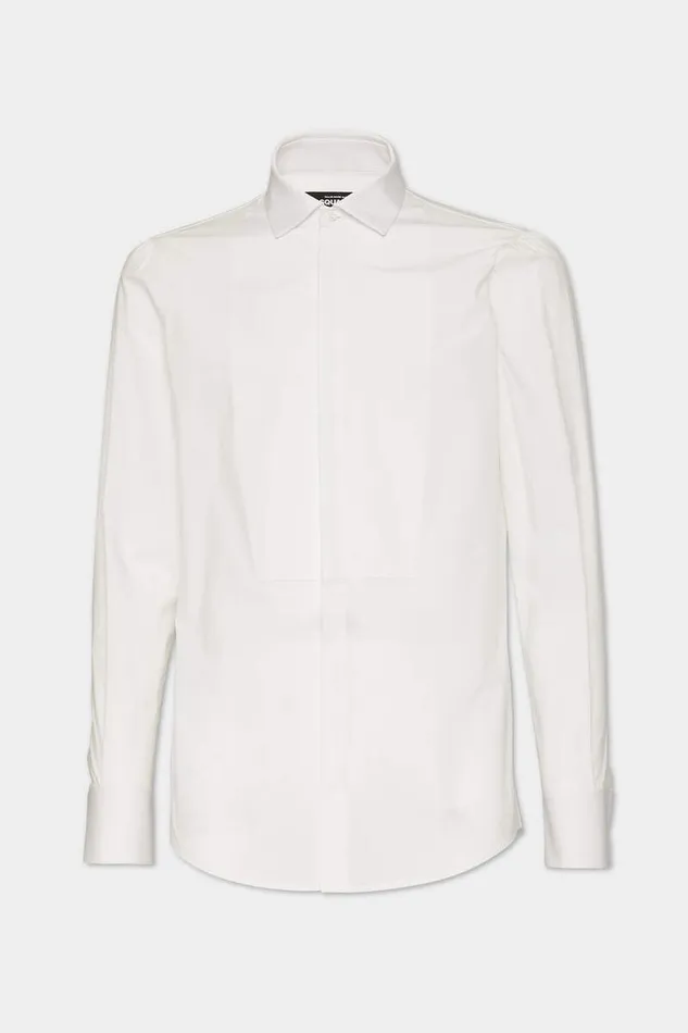 Dsquared2 Shirts Slim Fit Tux Shirt White 8211 Men