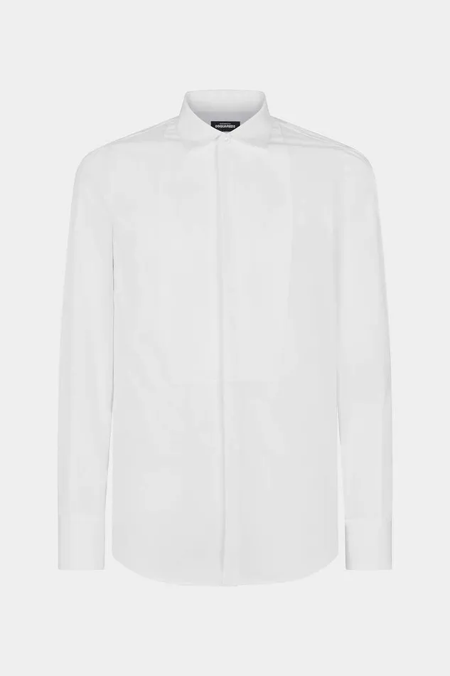 Dsquared2 Shirts Slim Fit Tux Shirt White 8211 Men