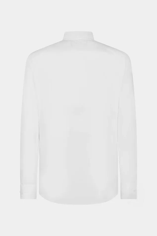 Dsquared2 Shirts Slim Fit Tux Shirt White 8211 Men