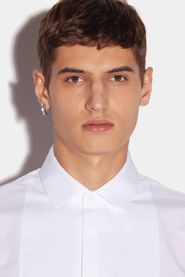 Dsquared2 Shirts Slim Fit Tux Shirt White 8211 Men