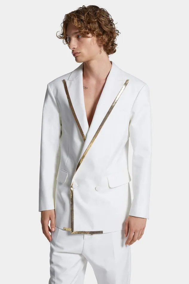 Dsquared2 Suits and Blazer JC Disco Db Blazer White 8211 Men