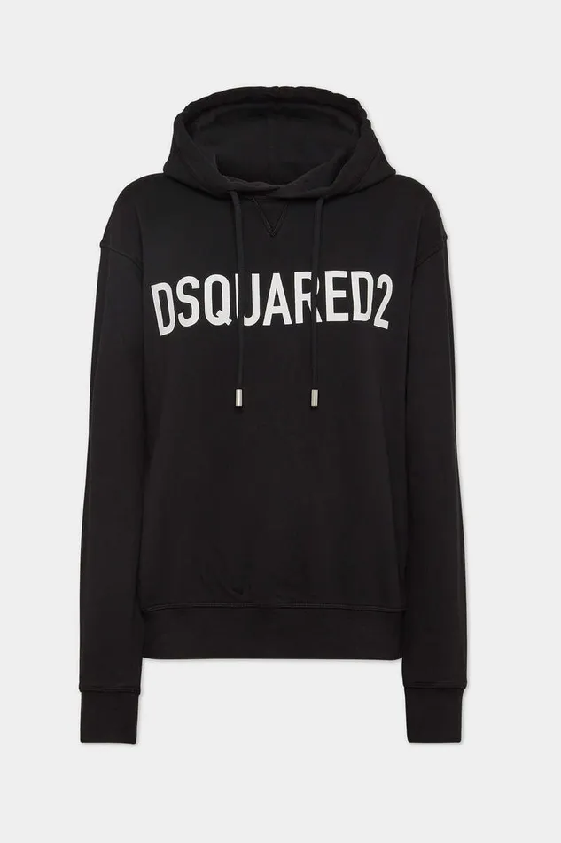 Dsquared2 Sweatshirts Cool Fit Hoodie Sweatshirt Black 8211 Men