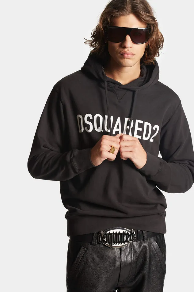 Dsquared2 Sweatshirts Cool Fit Hoodie Sweatshirt Black 8211 Men