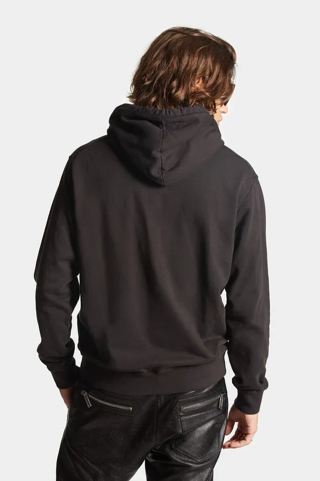 Dsquared2 Sweatshirts Cool Fit Hoodie Sweatshirt Black 8211 Men