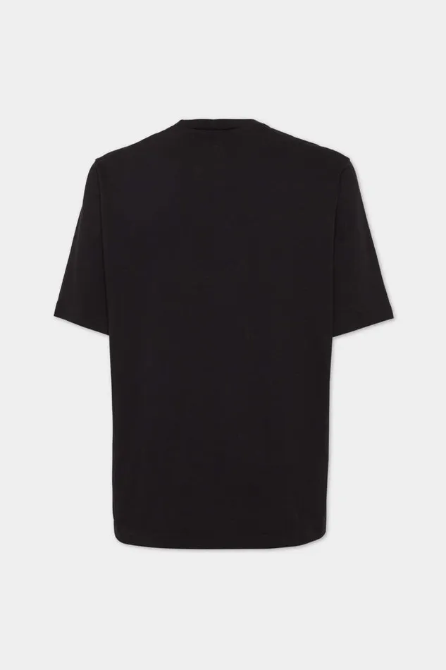 Dsquared2 TShirts and Polo Icon New Generation Loose Fit Pocket TShirt Black 8211 Men