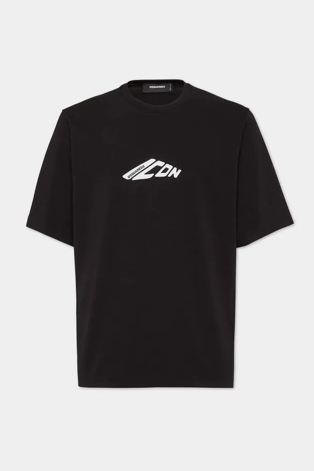 Dsquared2 TShirts and Polo Icon New Generation Loose Fit TShirt Black 8211 Men Dsquared2 TShirts and Polo Icon New Generation Loose Fit TShirt Black 8211 Men