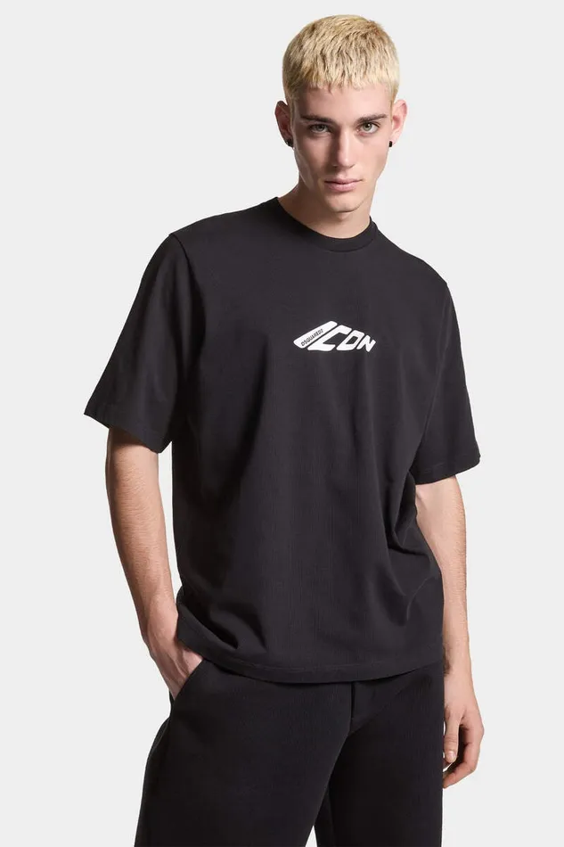 Dsquared2 TShirts and Polo Icon New Generation Loose Fit TShirt Black 8211 Men