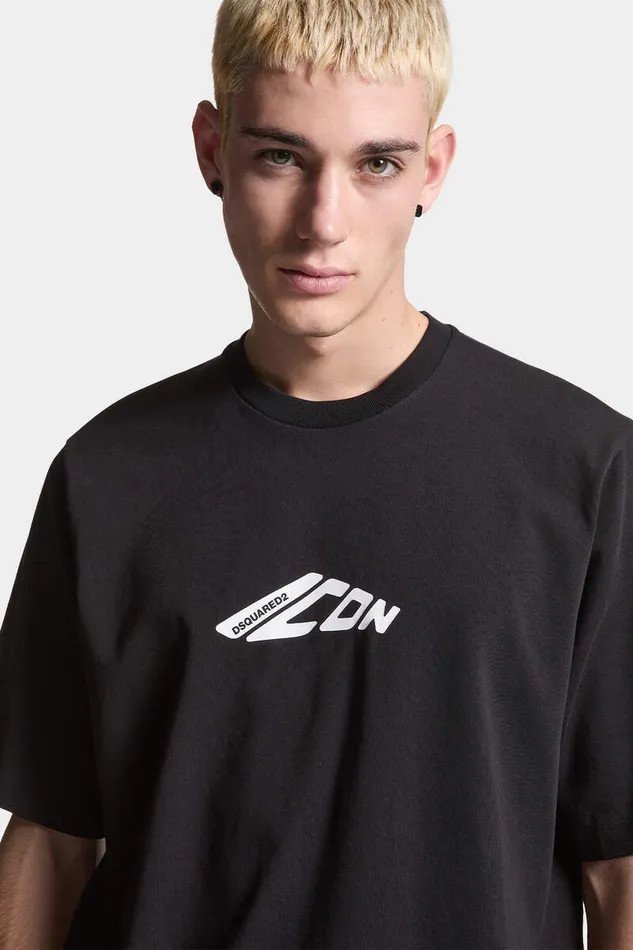 Dsquared2 TShirts and Polo Icon New Generation Loose Fit TShirt Black 8211 Men
