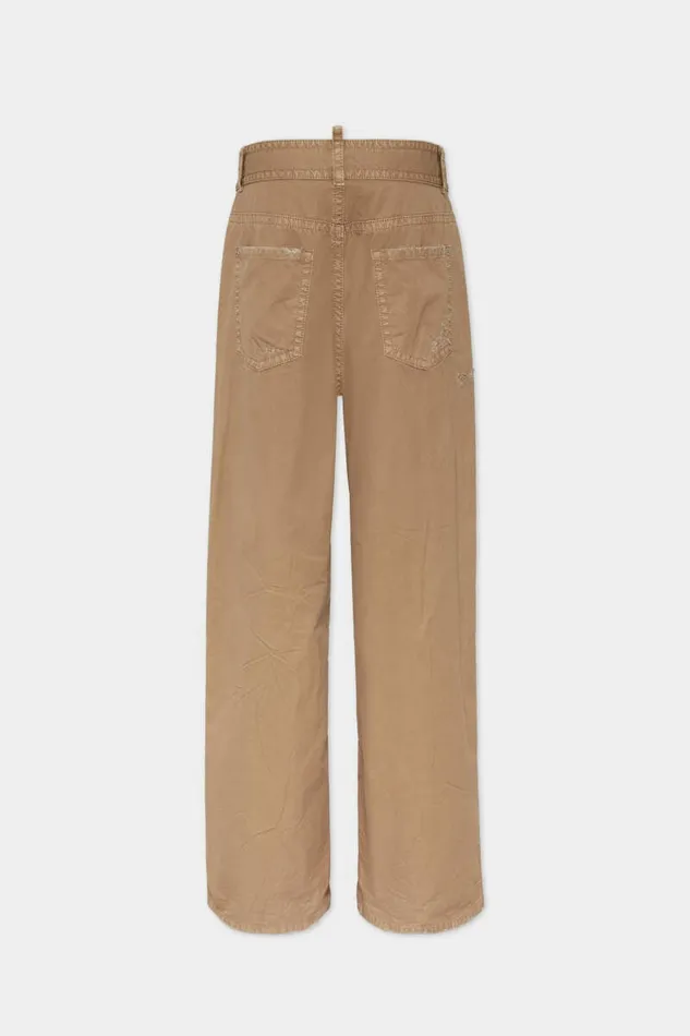 Dsquared2 Trousers 9 To 5 Cotton Pant Khaki 8211 Women