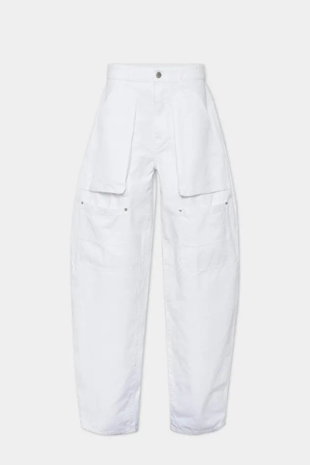 Dsquared2 Trousers Icon New Generation Carpenter Amelia Pant White 8211 Women