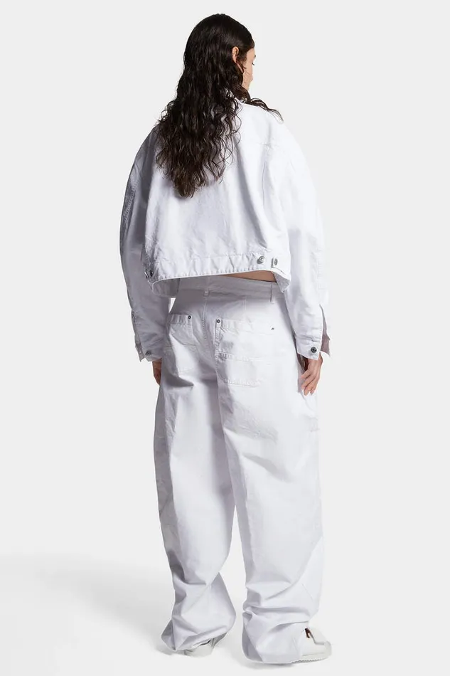 Dsquared2 Trousers Icon New Generation Carpenter Amelia Pant White 8211 Women