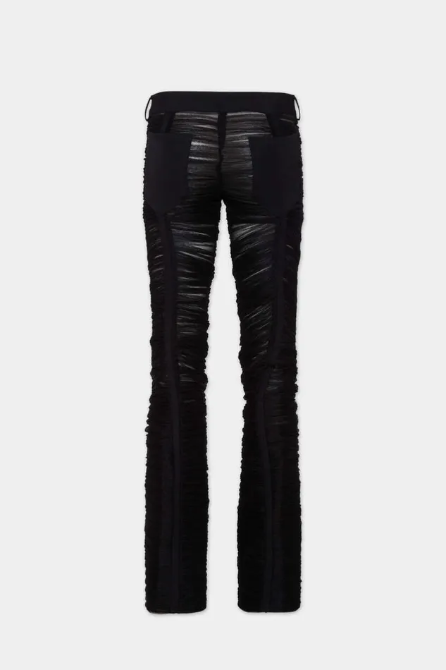 Dsquared2 Trousers One Seam Draped Sexy Pant Black 8211 Women