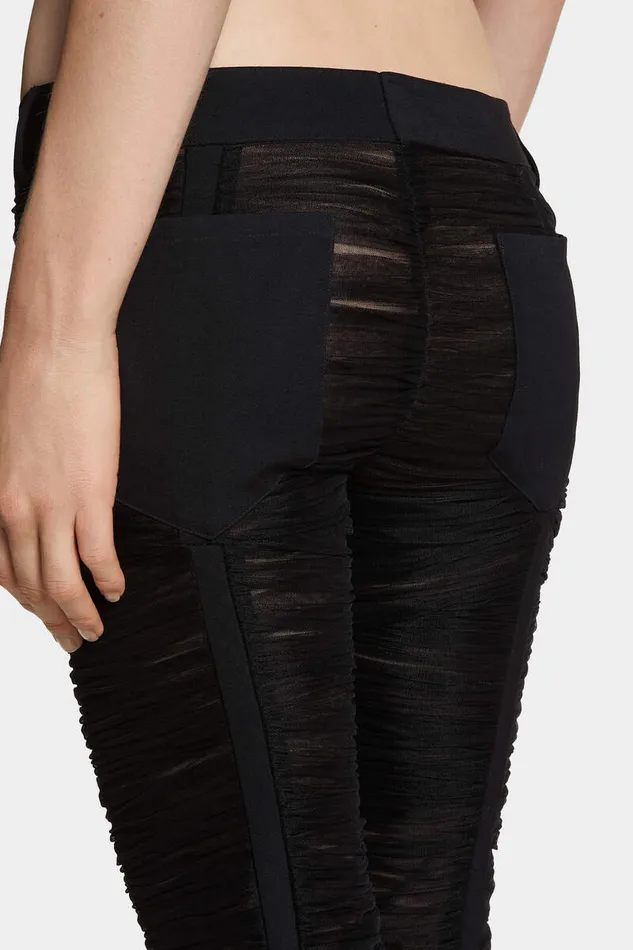 Dsquared2 Trousers One Seam Draped Sexy Pant Black 8211 Women