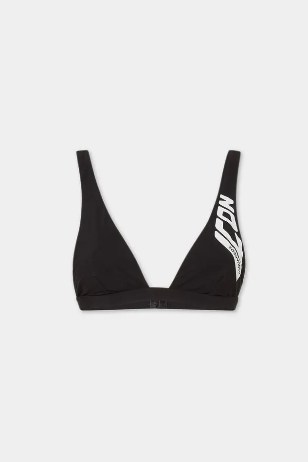 Dsquared2 Underwear Icon New Generation Triangle Bra Blackwhite 8211 Women