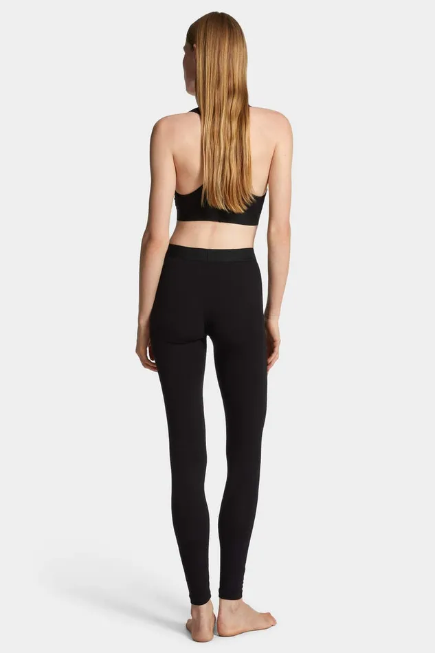Dsquared2 Underwear Logo Leggings Blackgreen 8211 Women