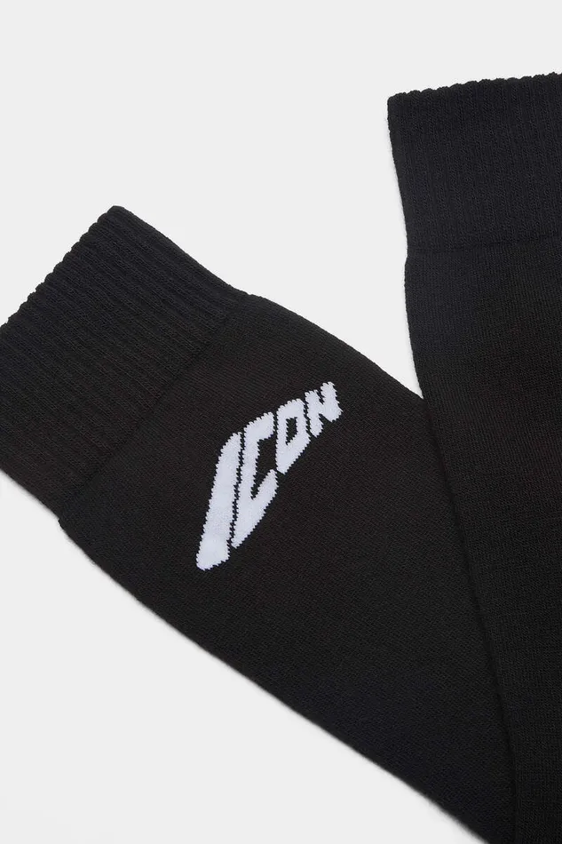 Dsquared2 Underwear MidCrew Socks Blackwhite 8211 Men