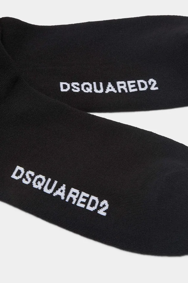 Dsquared2 Underwear MidCrew Socks Blackwhite 8211 Men