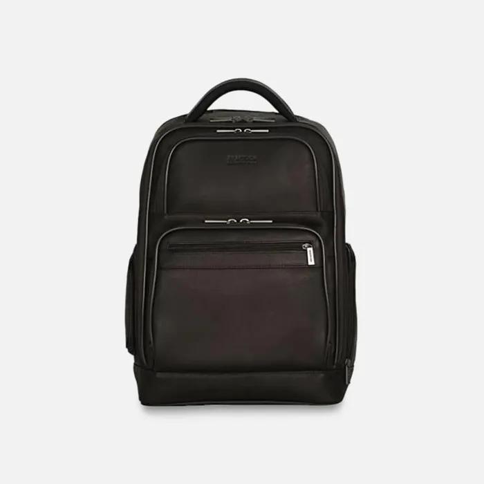 EaseBack Leather Computer Backpack Brown Men Kenneth Cole Bags