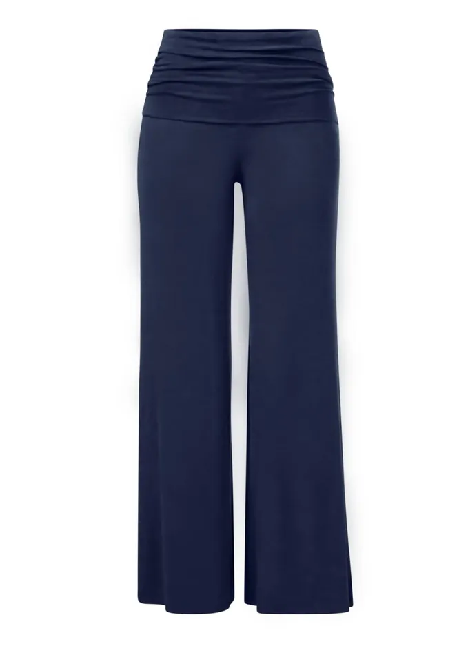 EASY FOLDOVER PANTS Navy Women VENUS Casual