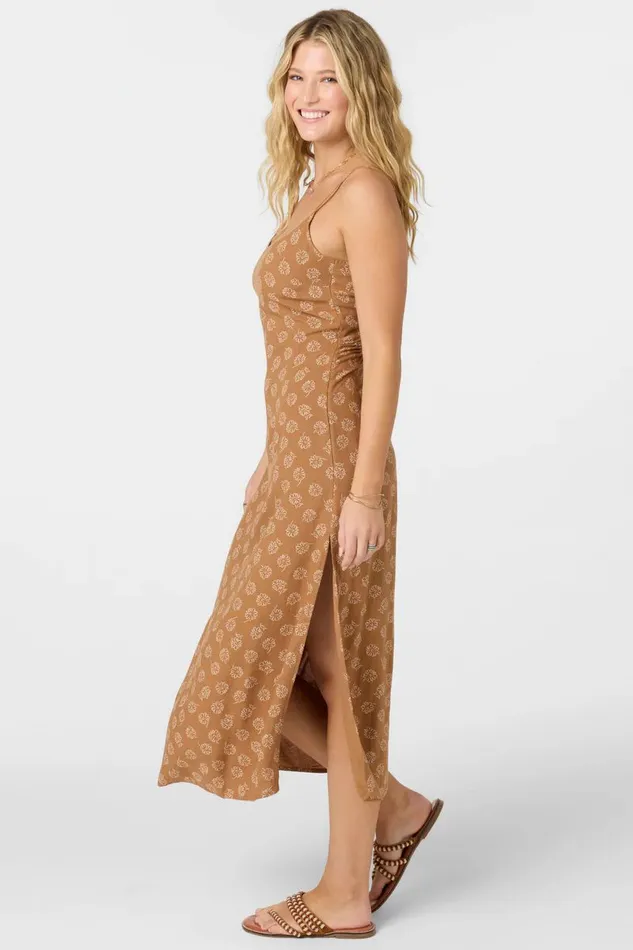 ELYSE MIDI DRESS Tobacc Brw Women O039NEILL Clothing
