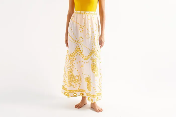 ERES Ambra Long Skirt Passion 23eBlanc Women Beachwear and Accessories