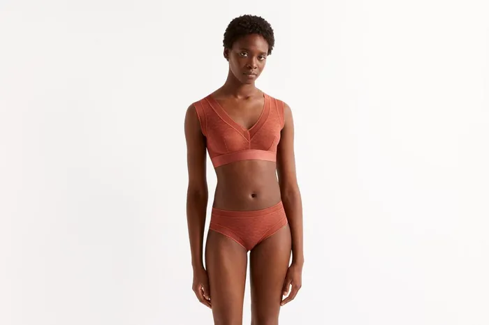 ERES Equilibre Crop Top Bra Poudre De Soleil Women Bras