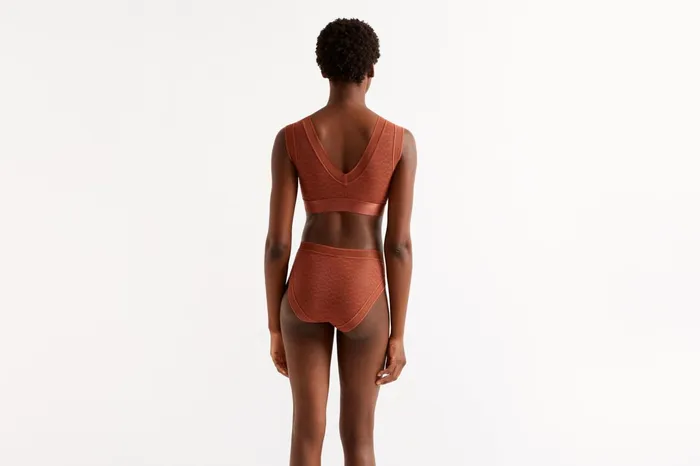 ERES Equilibre Crop Top Bra Poudre De Soleil Women Bras