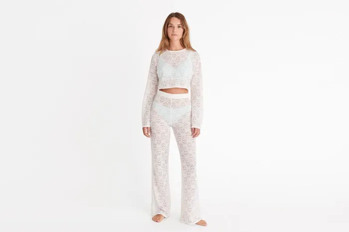 ERES Valentin Crop Top Yaourt Women Homewear