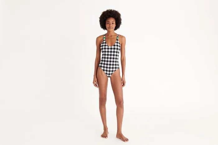 ERES Vif Tank OnePiece NoirBlanc 23h Women OnePiece Swimsuits