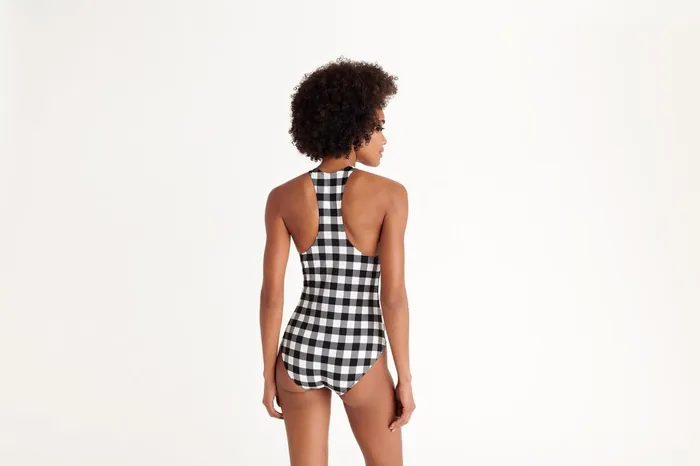 ERES Vif Tank OnePiece NoirBlanc 23h Women OnePiece Swimsuits
