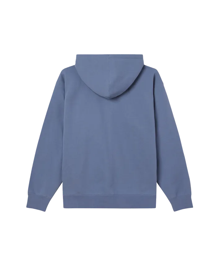 EST WORKS EYES ZIP HOOD Coronet Blue Men SWEATSHIRTS OBEY Clothing