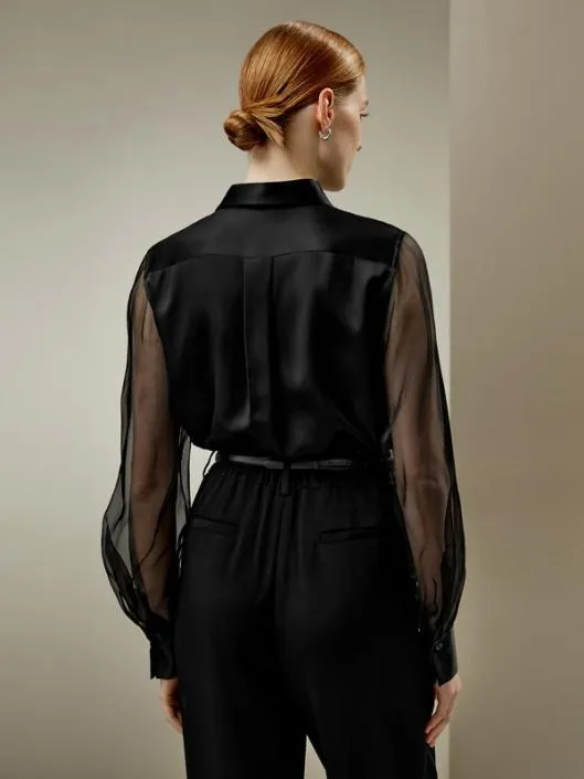 Ethereal Silk Shirt 8211 Luxurious Feminine Silk Satin Blouse Women Blouses Lilysilk Shirts