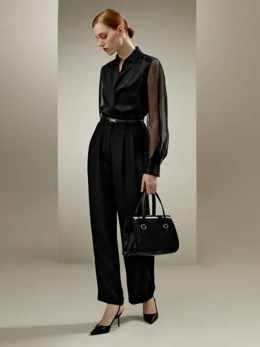 Ethereal Silk Shirt 8211 Luxurious Feminine Silk Satin Blouse Women Blouses Lilysilk Shirts