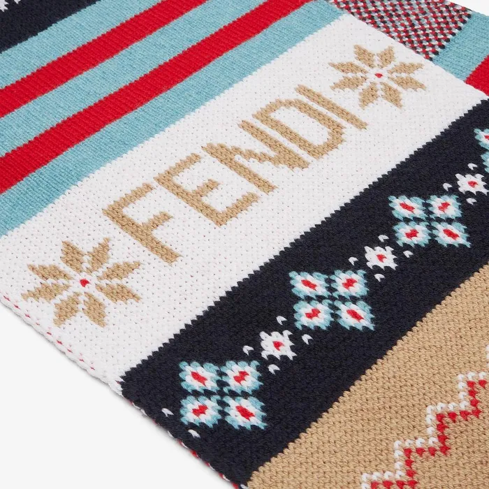 Fendi Accessories Junior Scarf Junior Jacquard Scarf 8211 Kids
