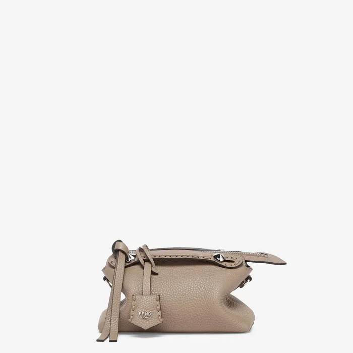 Fendi Boston Bags By The Way Selleria Mini Dove Gray Selleria Minibag With 156 Handsewn Topstitches 8211 Women