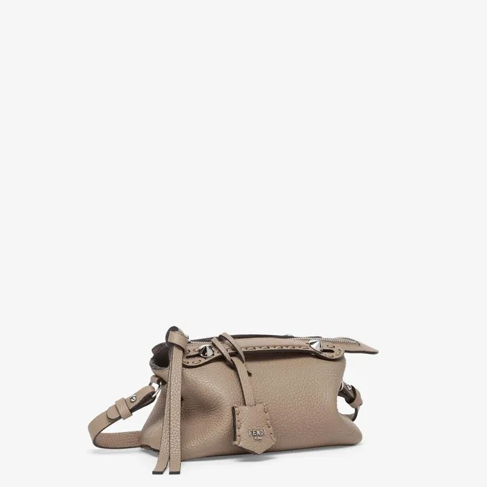 Fendi Boston Bags By The Way Selleria Mini Dove Gray Selleria Minibag With 156 Handsewn Topstitches 8211 Women