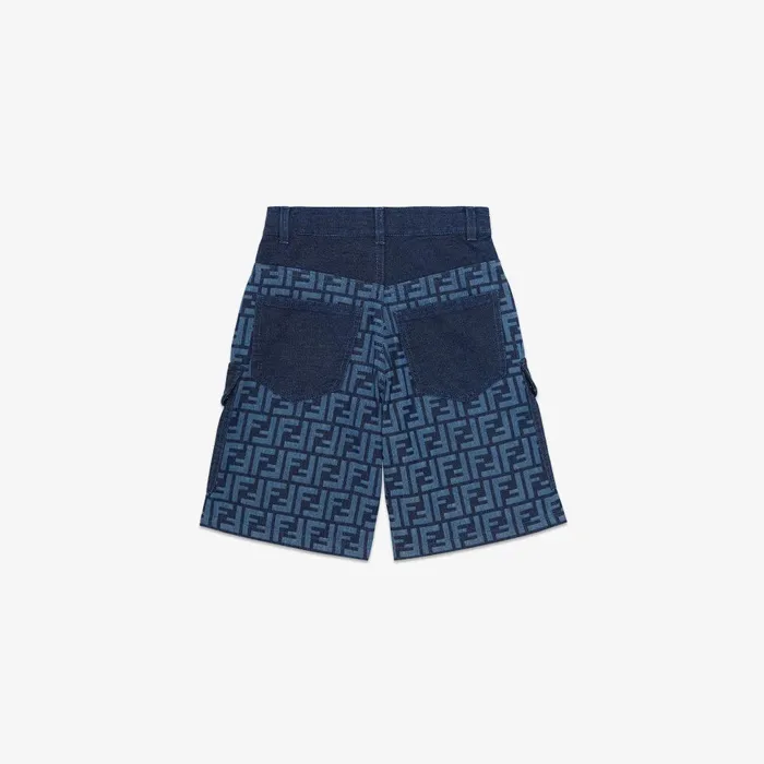Fendi Clothing Junior Bermudas Blue Chambray Junior Bermudas 8211 Kids