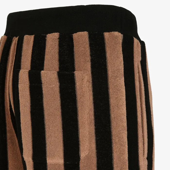 Fendi Coordinated Sets Bermudas Brown Pequin Terry Shorts 8211 Men