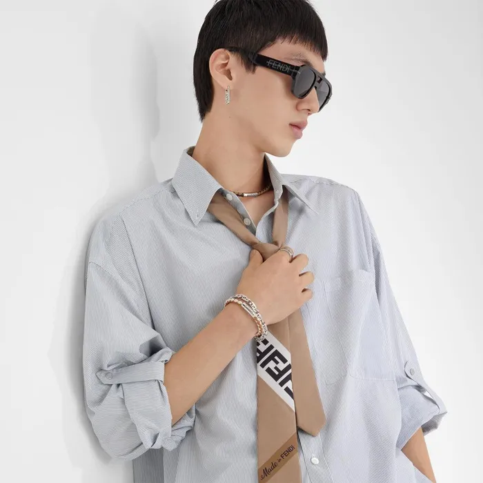 Fendi Earrings Fendi O039Lock Earring Silvercolored Earring 8211 Men