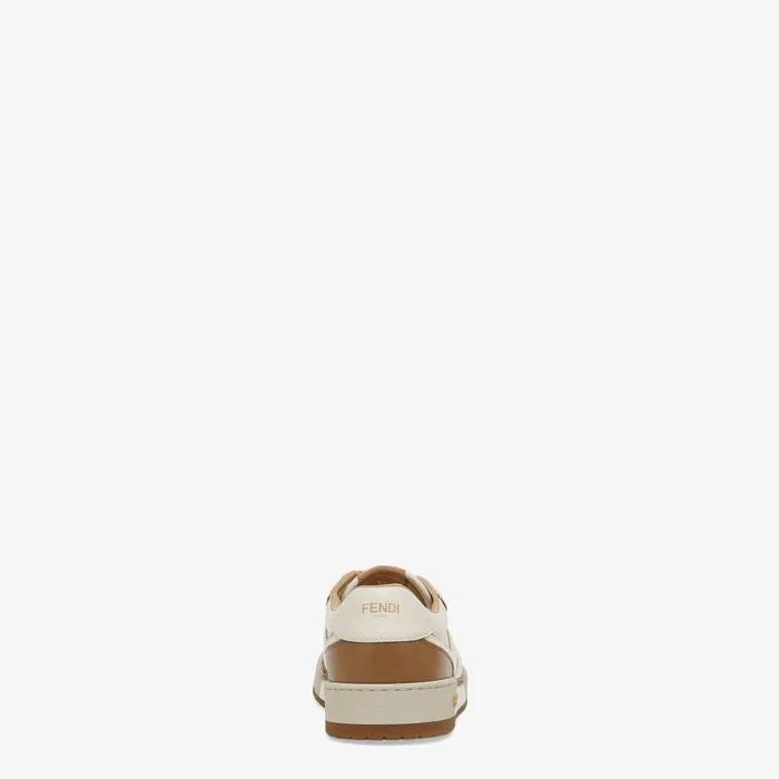 Fendi Fendi Match Fendi Match Sneakers Brown Leather Low Tops 8211 Men