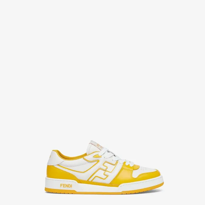 Fendi Fendi Match Fendi Match Sneakers Yellow Leather Lowtops 8211 Men