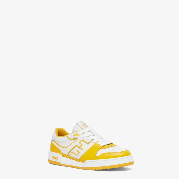 Fendi Fendi Match Fendi Match Sneakers Yellow Leather Lowtops 8211 Men