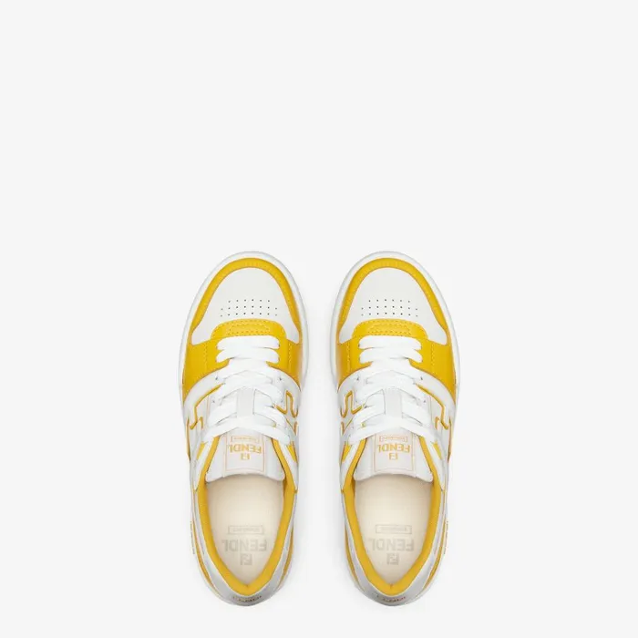 Fendi Fendi Match Fendi Match Sneakers Yellow Leather Lowtops 8211 Men
