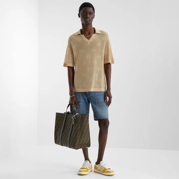 Fendi Fendi Match Fendi Match Sneakers Yellow Leather Lowtops 8211 Men